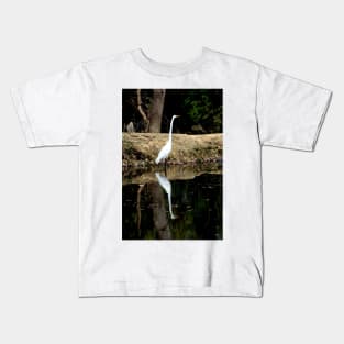 Great Egret Kids T-Shirt